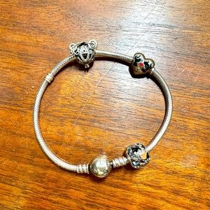 Disney Pandora Bracelet Size 8.3